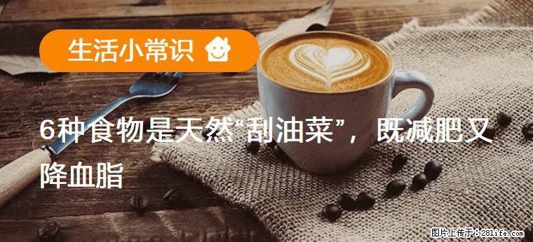 【生活小常识】6种食物是天然“刮油菜”,既减肥又降血脂 - 运城生活资讯 - 运城28生活网 yuncheng.28life.com